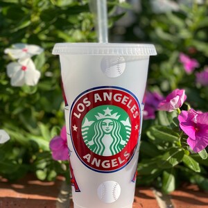 Los Angeles Angels Venti Starbucks cold cup