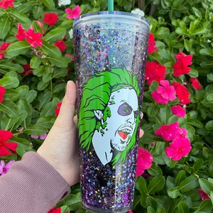 Bettlejuice Starbucks snowglobe tumbler
