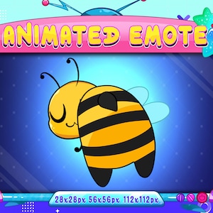 Bee Twerking Animated Emote: Twitch, Discord, Youtube (GIF)