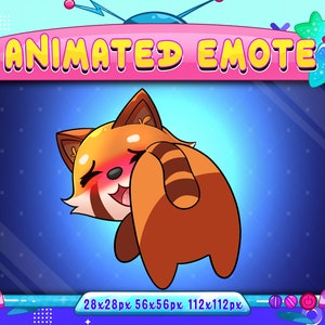 Red Panda Twerking Animated Emote: Twitch, Discord, Youtube (Digital Download)