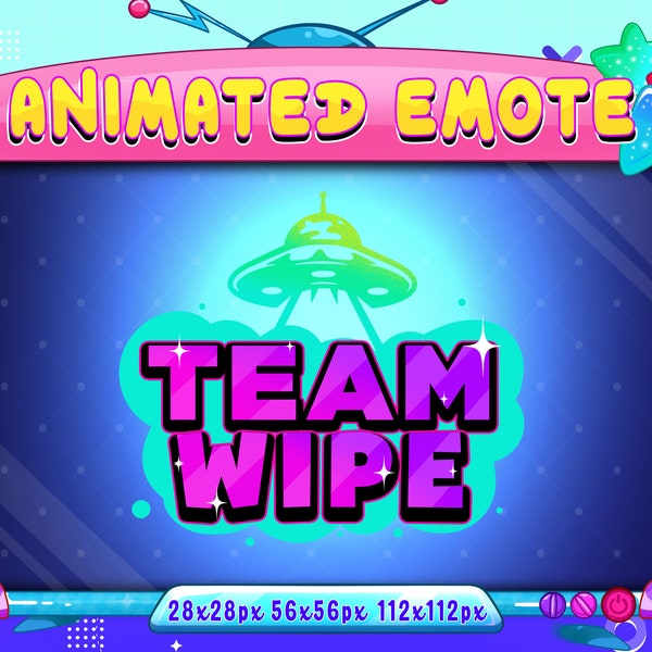 Team Wipe Twitch Animated Emote, Animated Team Wipe Twitch Discord Youtube Emote, Animated Team Wipe Notice Emote For Streamer