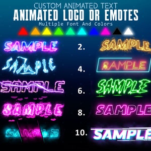 Custom Animated Name, Logo Overlay For Streamer, Animated Text Logo, Name For Twitch Youtube, Discord Stream, Custom OBS, Streamlabs Overlay