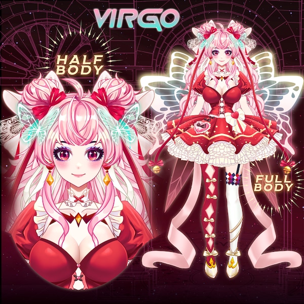 Vtuber Live2d Zodiac Etsy