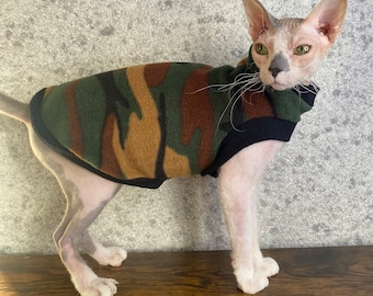 Sphynx cat clothes, sphynx jumper, one hole cat jumper, sphynx clothes,hairless cat clothes, cat clothes, Sphynx sweater
