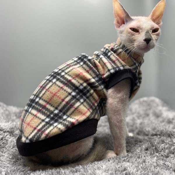 Sphynx Cat Clothing Etsy