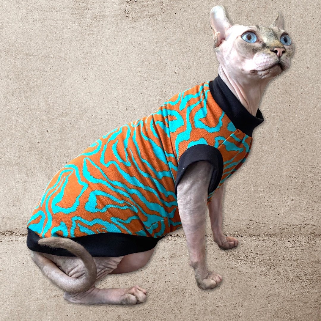 Sphynx Cat Clothes Sphynx Clothing Cat Clotheshairless Cat Etsy UK