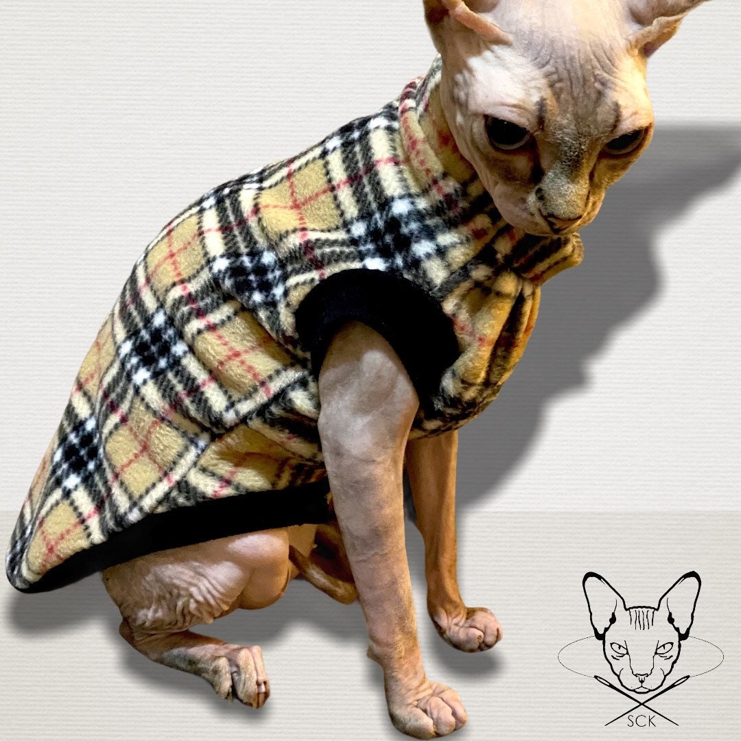 Sphynx cat clothing, cat jumper, pet clothes
