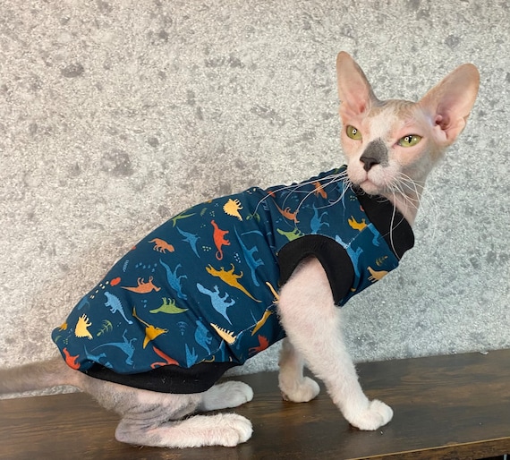 Abbigliamento Maglietta Per Gatto Vestiti Per Gatti Senza Pelo
