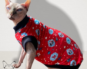 Sphynx cat clothes, sphynx clothing, cat clothes,hairless cat clothes, sphynx clothes, devon rex clothes, cat clothes, sphynx sweaters