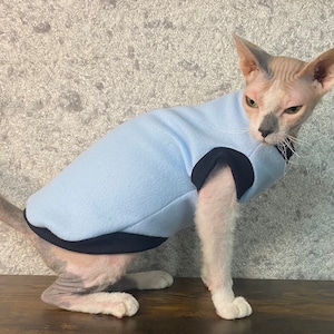 Plain Tee-shirt For Sphynx Cat, Cat Clothing