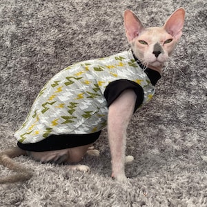Sphynx cat clothes, sphynx clothing, cat clothes,hairless cat clothes, sphynx clothes, devon rex clothes, cat clothes, sphynx sweaters