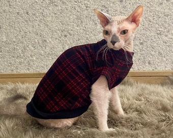 Cat jumper for a Sphynx cat clothes, Sphynx jumper, sweater, designer cat clothes, Sphynx clothes