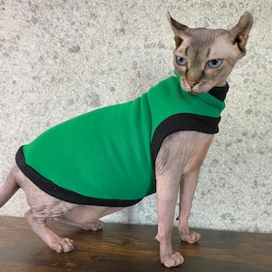 Sphynx cat clothes, sphynx jumper, one hole cat jumper, sphynx clothes,hairless cat clothes, cat clothes, Sphynx sweater