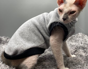 Pull chaud pour chat/chien, vêtements pour chat sphynx