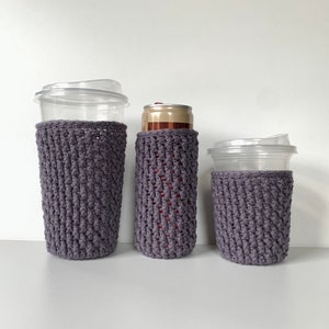Summer Drink Cozy Crochet Pattern/Can Cozy Crochet Pattern/Slim Can Cozy Pattern/Starbucks Drink Cozy/Iced Coffee Sleeve Pattern image 2