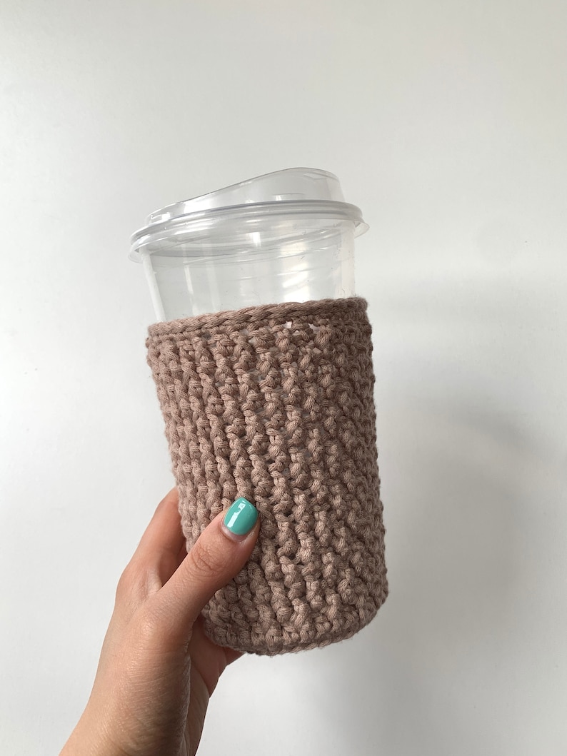 Summer Drink Cozy Crochet Pattern/Can Cozy Crochet Pattern/Slim Can Cozy Pattern/Starbucks Drink Cozy/Iced Coffee Sleeve Pattern image 3