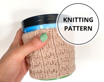 Knit Ice Cream Pint Cozy Pattern/Ice Cream Sleeve Pattern