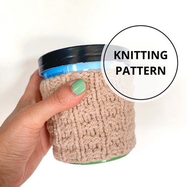 Tricot Ice Cream Pint Cosy Pattern/Ice Cream Sleeve Pattern