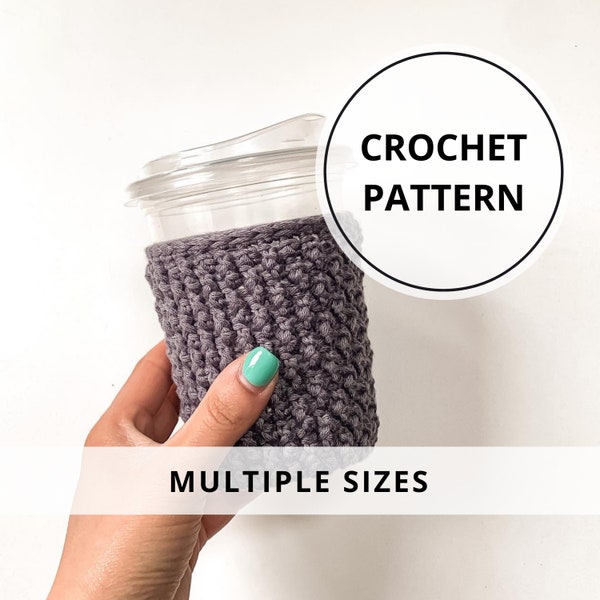 Summer Drink Cozy Crochet Pattern/Can Cozy Crochet Pattern/Slim Can Cozy Pattern/Starbucks Drink Cozy/Iced Coffee Sleeve Pattern