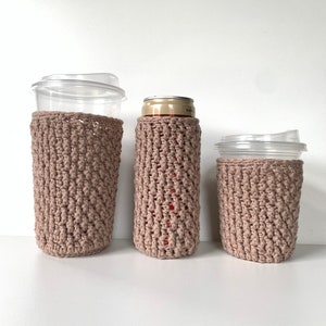 Summer Drink Cozy Crochet Pattern/Can Cozy Crochet Pattern/Slim Can Cozy Pattern/Starbucks Drink Cozy/Iced Coffee Sleeve Pattern image 6