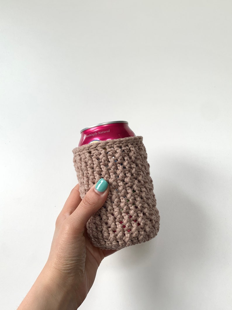 Summer Drink Cozy Crochet Pattern/Can Cozy Crochet Pattern/Slim Can Cozy Pattern/Starbucks Drink Cozy/Iced Coffee Sleeve Pattern image 5