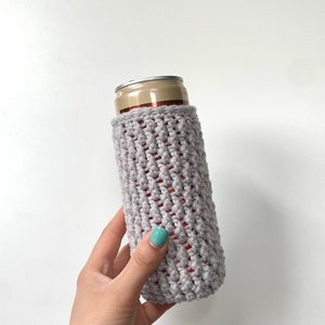 Summer Drink Cozy Crochet Pattern/Can Cozy Crochet Pattern/Slim Can Cozy Pattern/Starbucks Drink Cozy/Iced Coffee Sleeve Pattern image 4