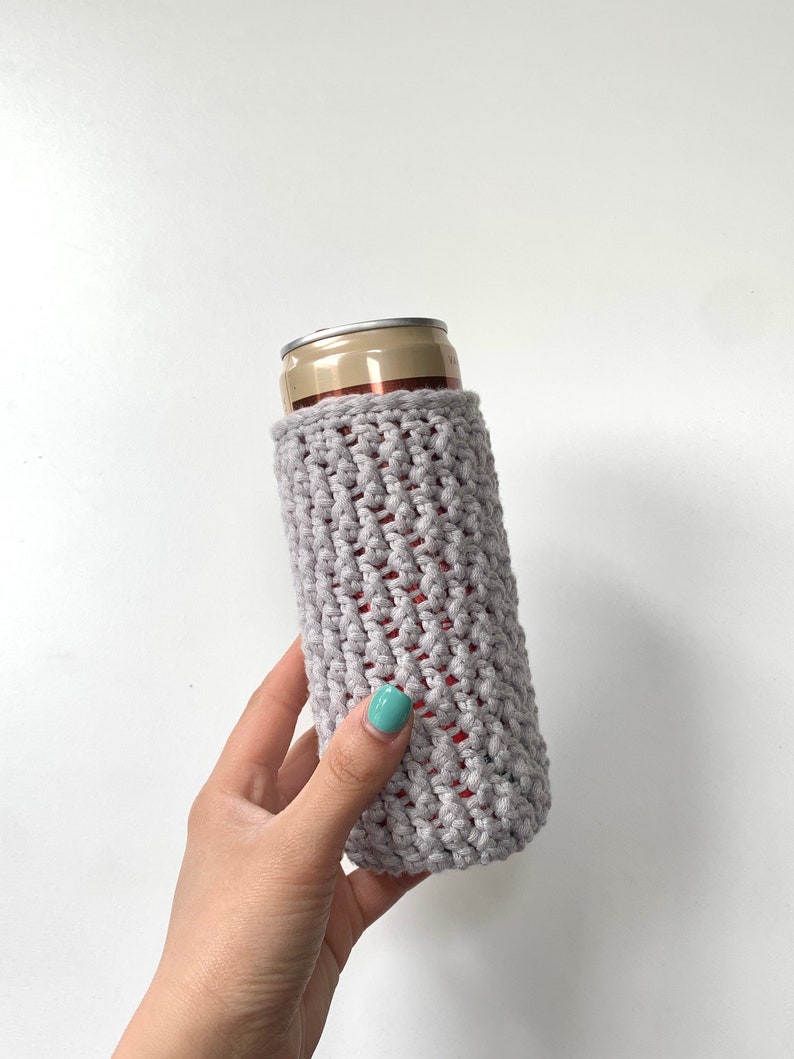 Summer Drink Cozy Crochet Pattern/Can Cozy Crochet Pattern/Slim Can Cozy Pattern/Starbucks Drink Cozy/Iced Coffee Sleeve Pattern image 4