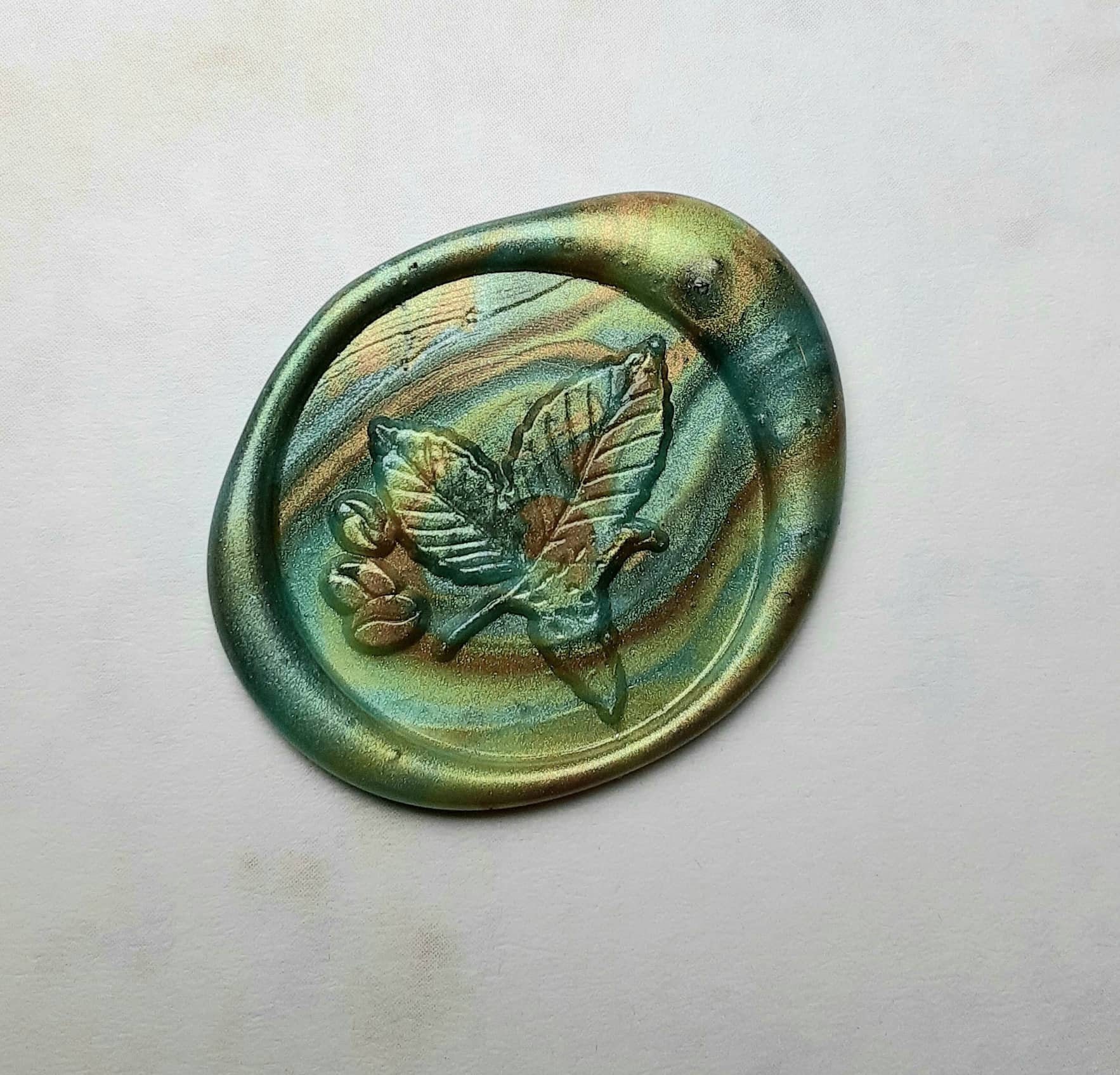 Coffee Bean Wax Seal Stamp 25 mmSelf Adhering Multiple Etsy