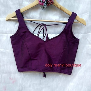 Handmade Designer Women Saree Blouse, Indian Sari Blouse, Sari Blouse, Women Blouse, Saree Blouse, Crop Top, Readymade Sari Blouse