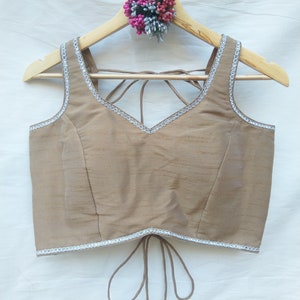 Indiase sari-blouse, mooie blouse, ontworpen sari-blouse, damesblouse, Bollywood sari-blouse, crop top, kant-en-klare sari-blouse,