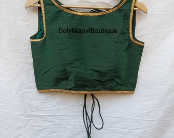 Handmade Designer Women Saree Blouse, Indian Sari Blouse, Sari Blouse, Women Blouse, Saree Blouse, Crop Top, Readymade Sari Blouse