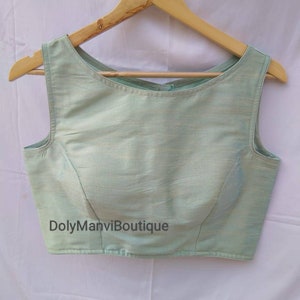 Boatneck Saree Blouse, Indian Sari Blouse, Bollywood Sari Blouse, Women Blouse, Crop Top For Women, Saree Blouse, Fancy Crop Top For Women