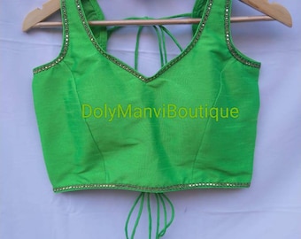 Beautiful Sari Blouse, Indian Sari Blouse, Wedding Sari Blouse, Women Blouse, Crop Top For Women, Designer Blouse, Fancy Crop Top For Women