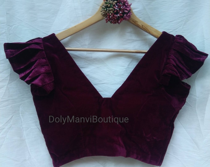 Womens Viscose Button Up Blouse Wine
