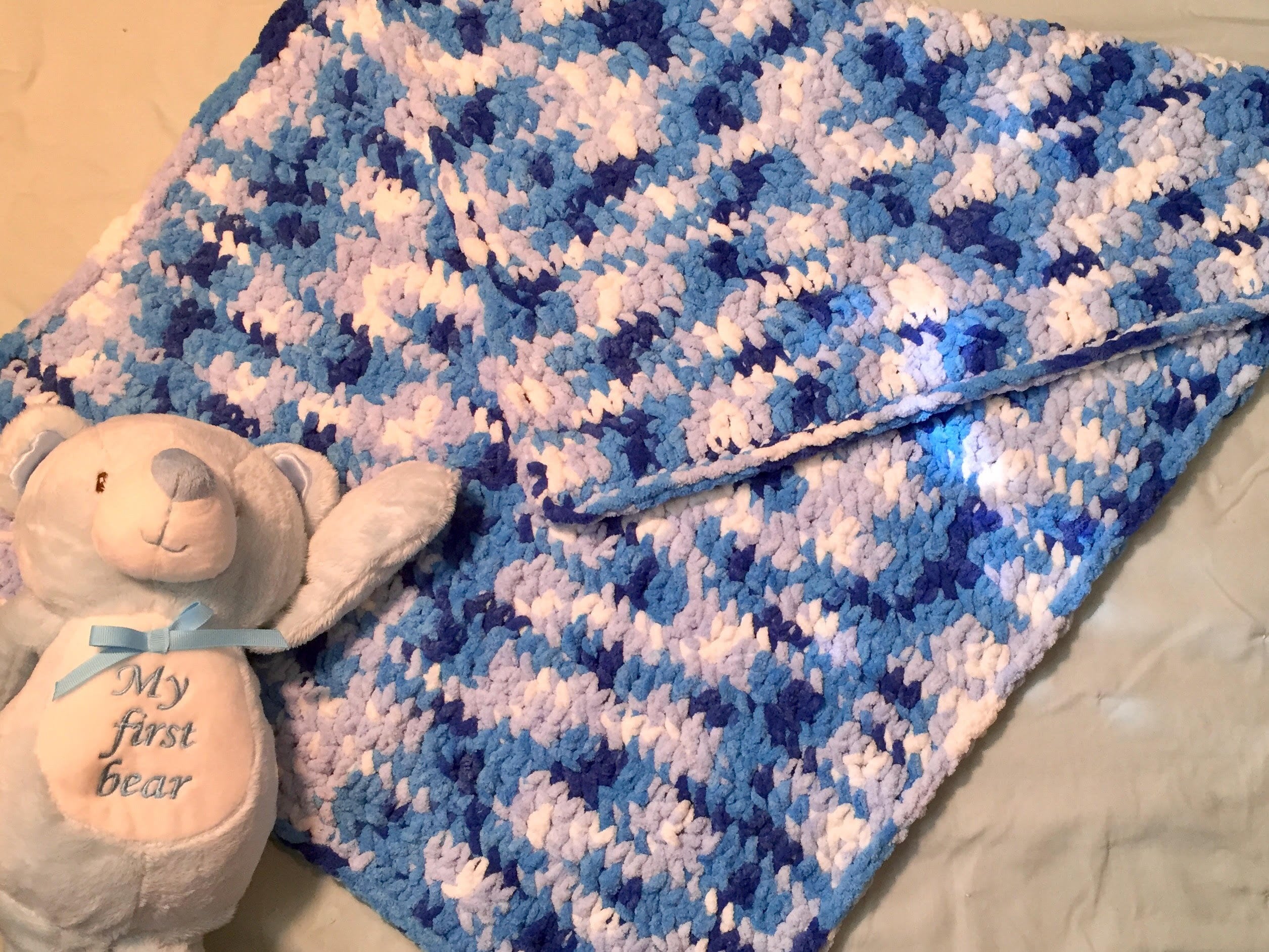 Custom Plush Baby Blanket Etsy