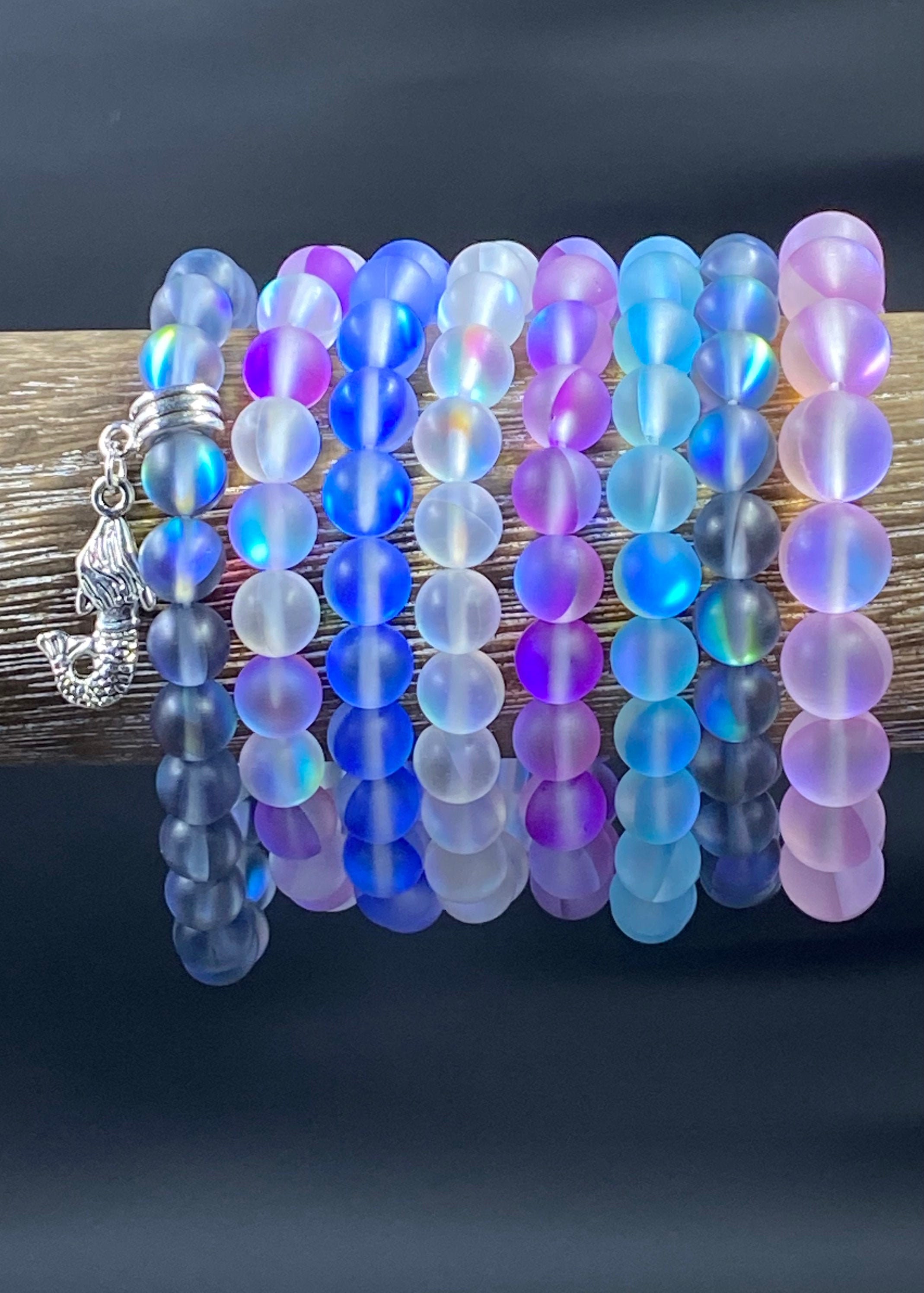 1 Strand 4mm 6mm Glass Beads, Pastel Beads, Bracelet Bead, Opaque