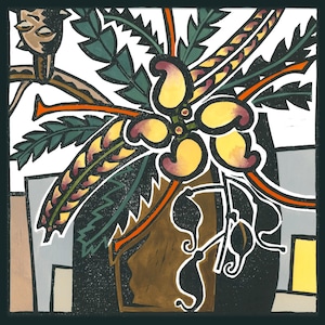 Grevilleas, Linocut Card, Aussie Bouquet,  Australian Native, Australian Flowers, Australian Flora, Bush Posy, Australiana, Banksia