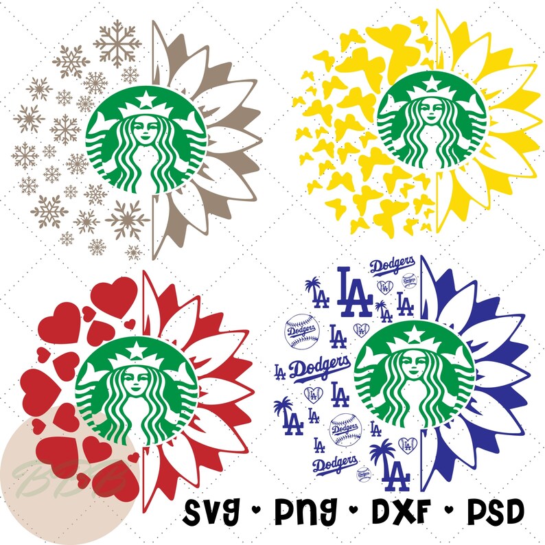 Download Starbucks Sunflower Svg Free - Layered SVG Cut File