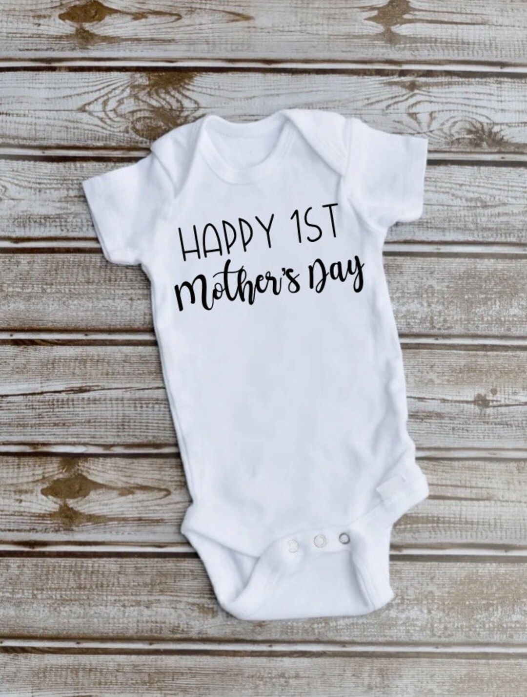Mothers Day, Baby Onesie, First Mothers Day, Onesie, Baby Clothes,happy ...
