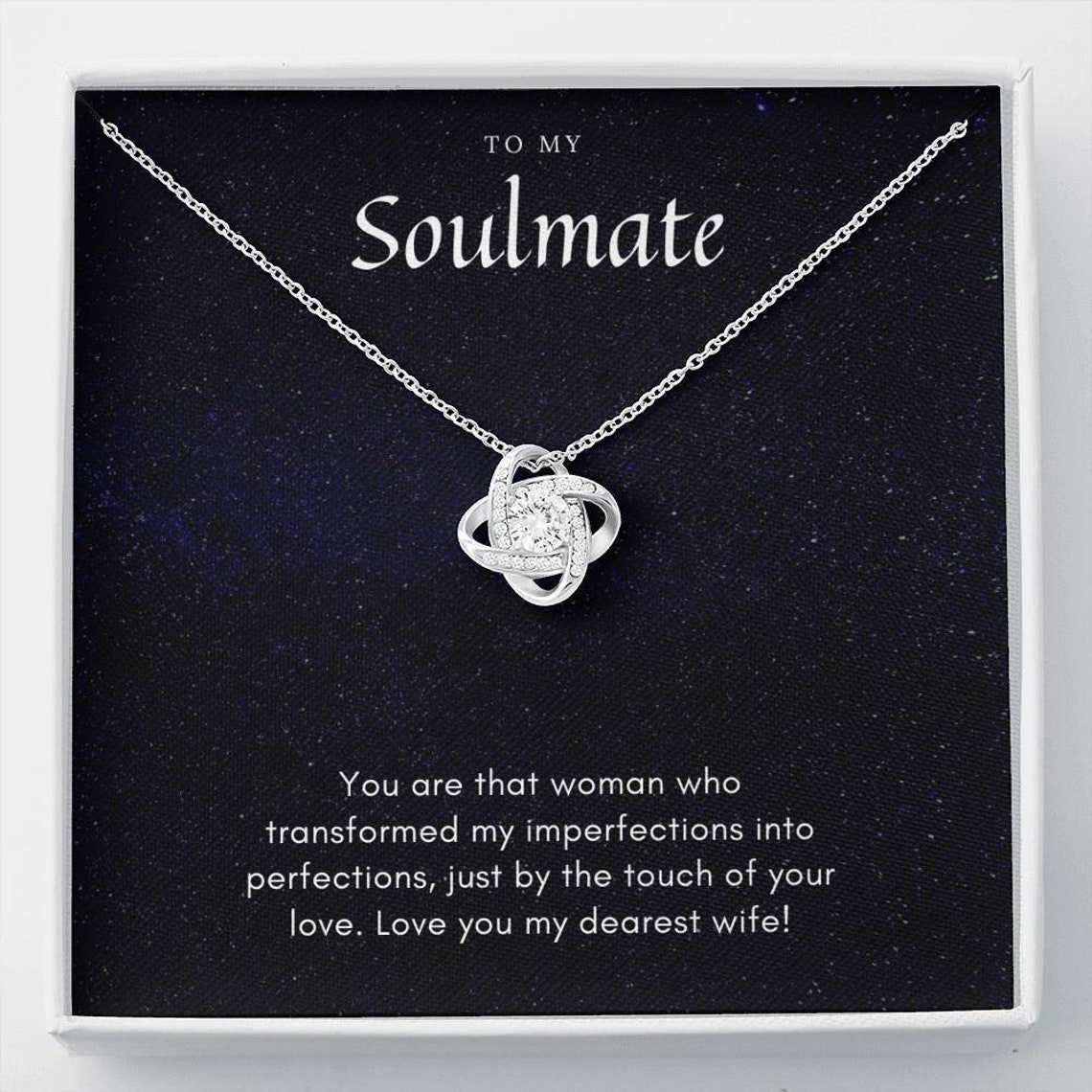 To My Soulmate Necklace Gift For Wife Necklace Gifts For | Etsy