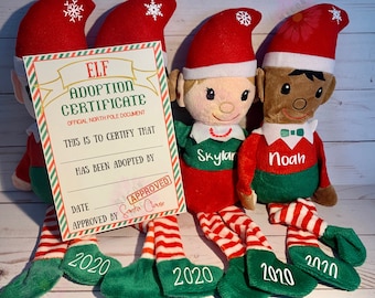 blank plush elves