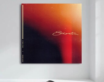 Shawn Mendes Feat Camila Cabello Senorita Music Album Cover Etsy