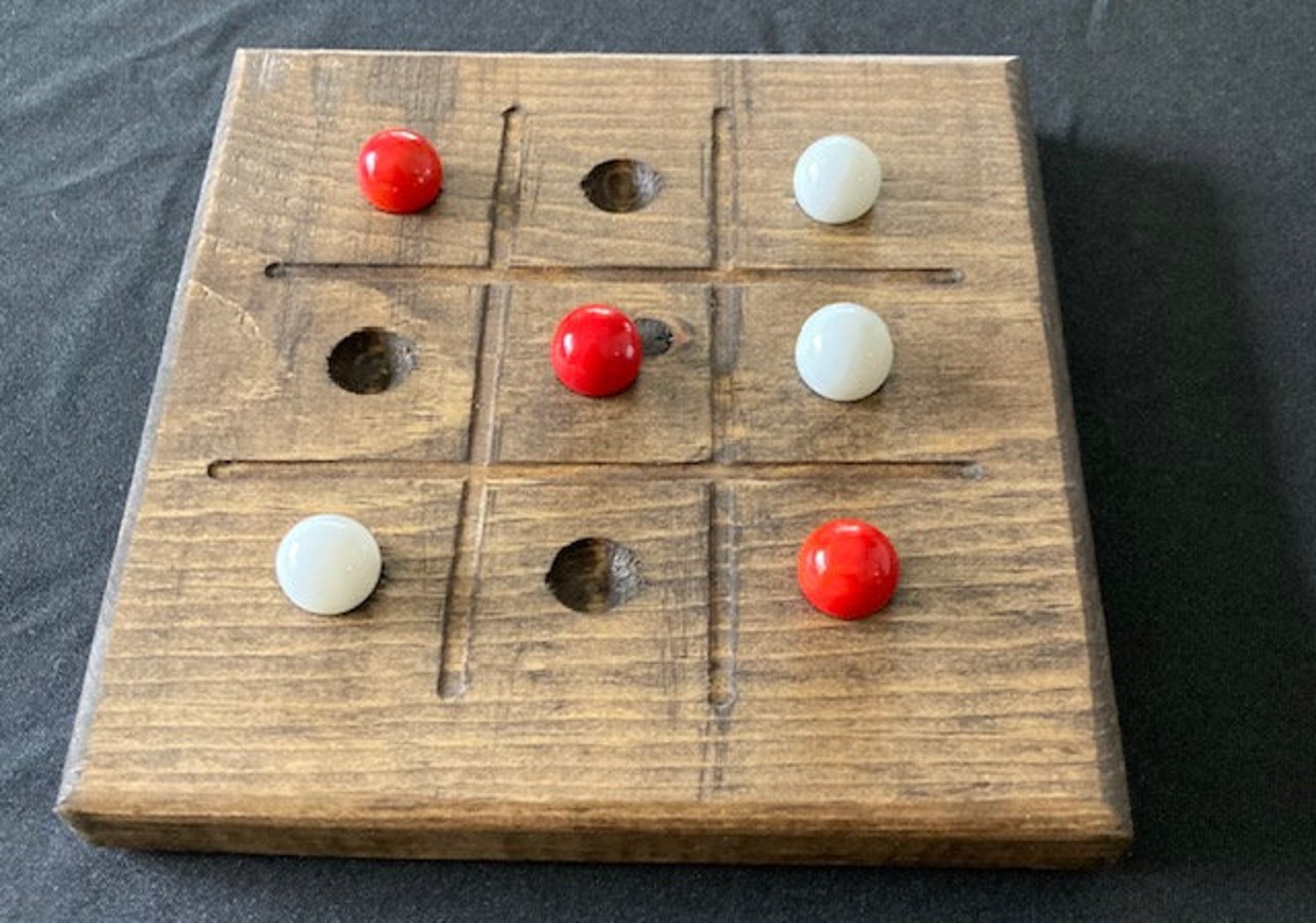 Three Men Morris/tic-tac-toe - Etsy UK