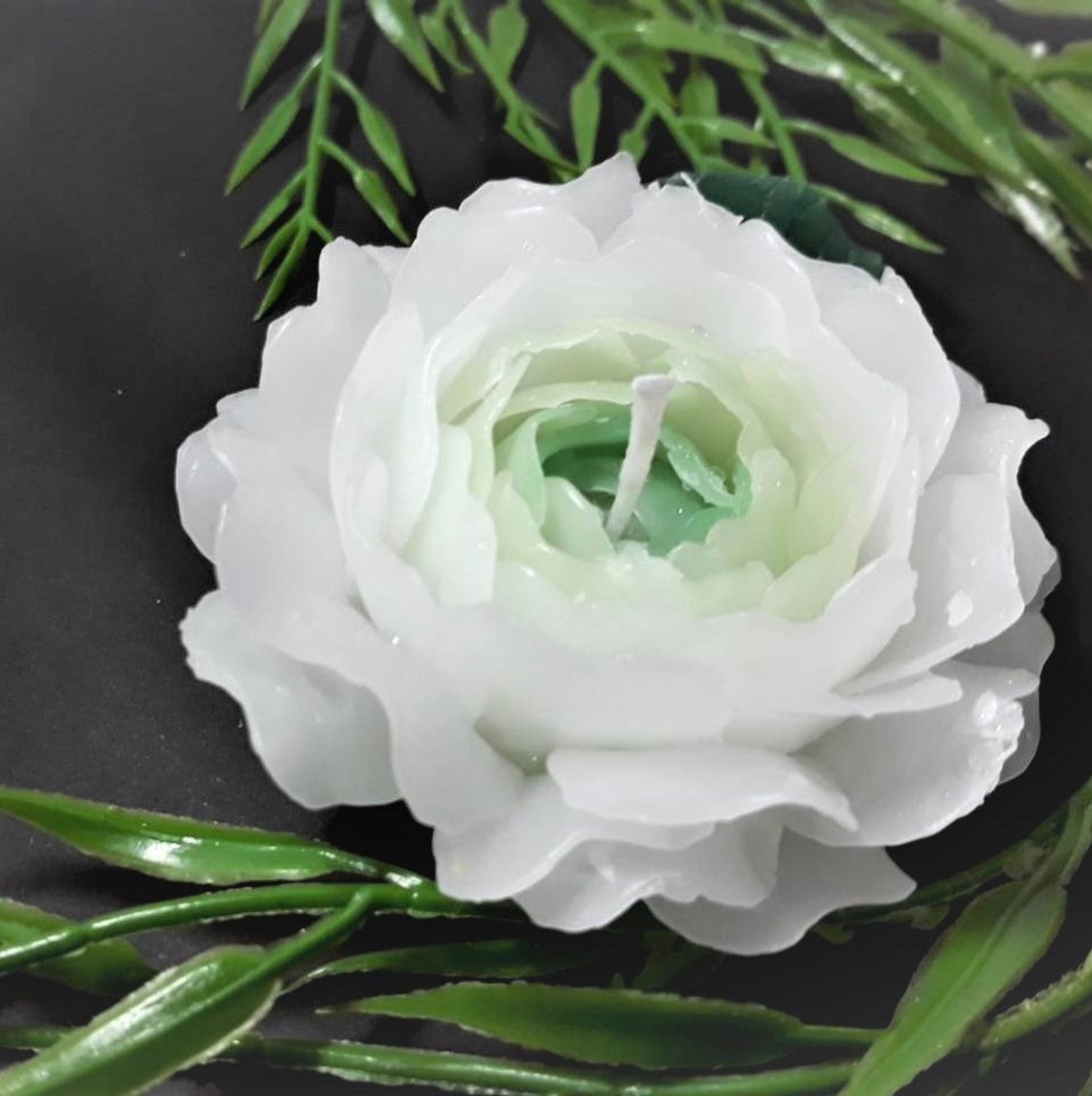 Jasmine Candle white jasmine candle flower candle flower Etsy