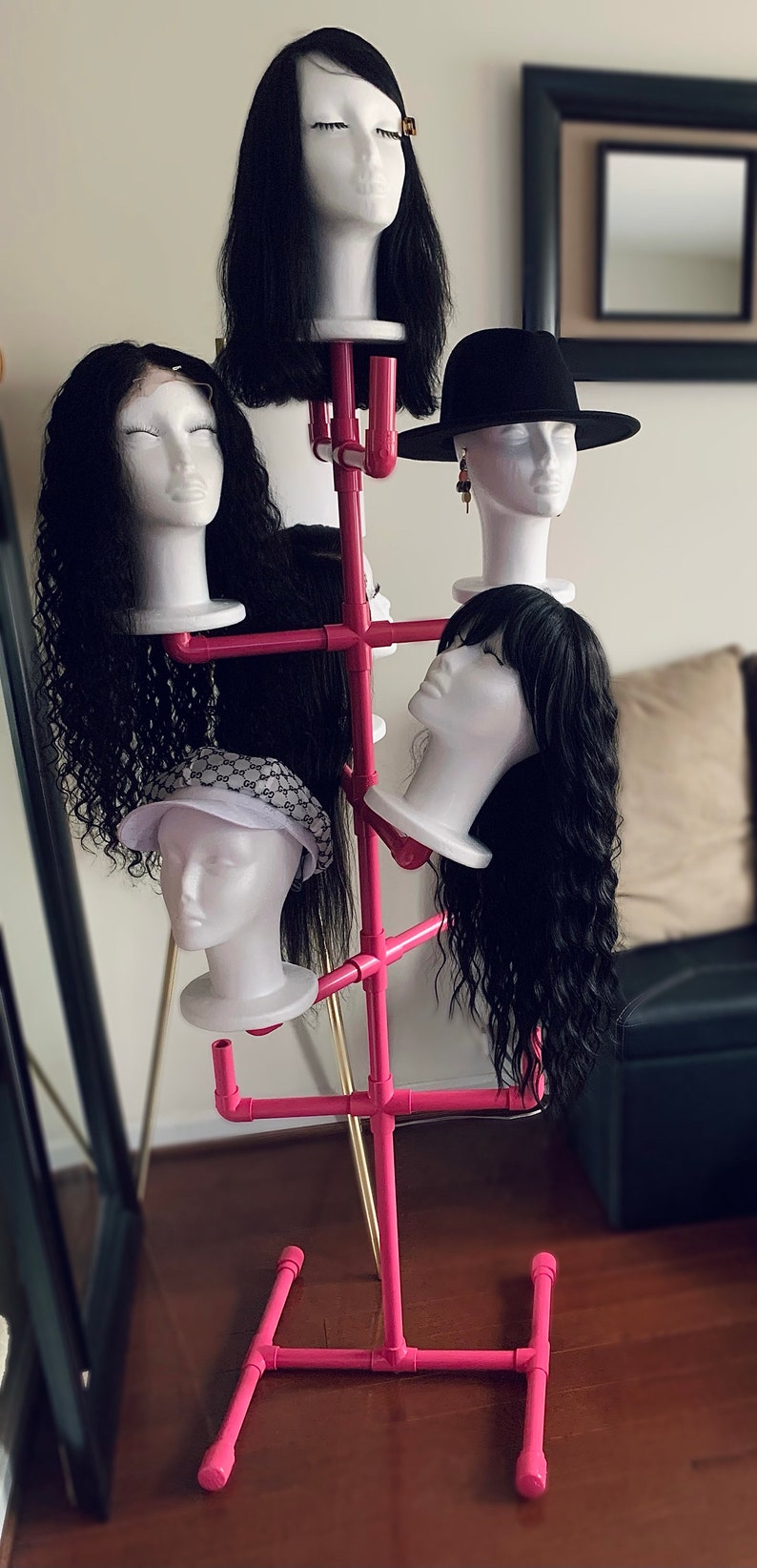 MultiHead Wig Stand Etsy