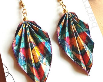 Earrings for Art Lovers, Lightweight Paper Jewelry