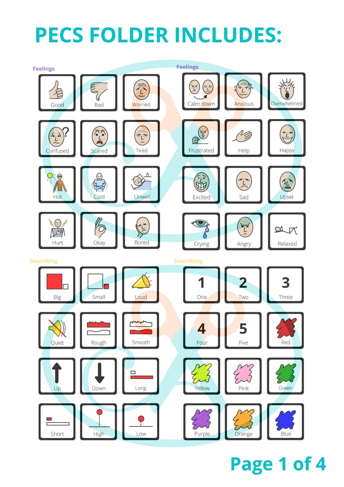 PECS Folder Book. A4. Symbols. Widget. Schedule. Special | Etsy