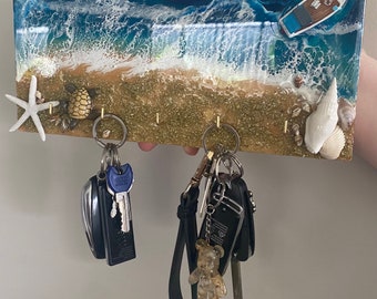 Resin key holder