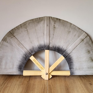 Sauna Fan MINI PREMIUM, Smoke session, Hand wood fan, Aufguss Fan, Sauna fan, Saunamaster accessories, 100% Natural, Spa, Wall decoration