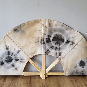 Sauna Fan MIDI PREMIUM, Wood Sauna fan, Aufguss Fan, Home decoration, 100% Natural, Folding Sauna Fan, Sauna Fan, Spa Accessories,